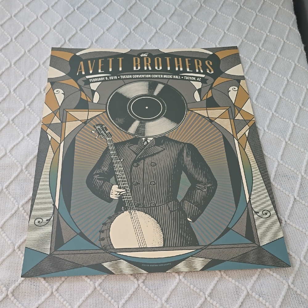 Avett Brothers Concert Poster